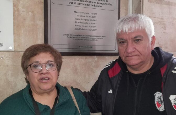 La Facultad de Medicina platense no olvida a los suyos. La Facultad de Medicina de la Universidad Nacional de La Plata (UNLP) volvió a ser epicentro de un acto donde se conjugaron la Memoria del pasado reciente con el presente y el futuro.
