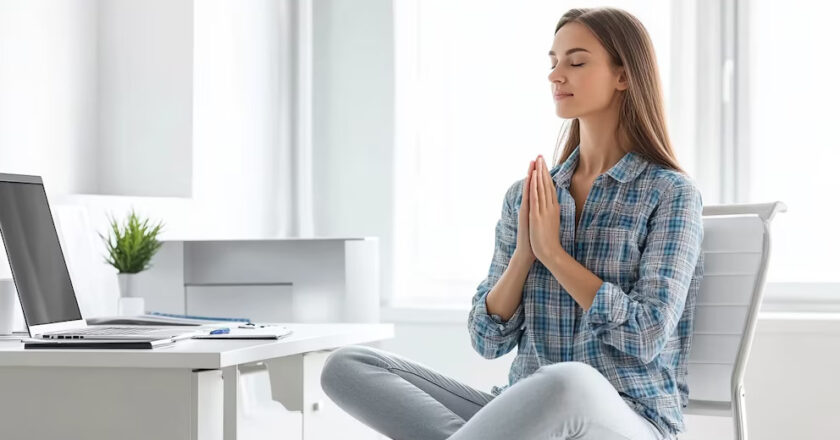 Yoga en silla: el secreto para mejorar la salud desde la oficina