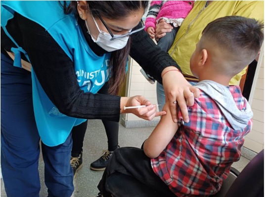 Comenzó la campaña de refuerzo de vacunación contra el sarampión