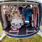Vuelos sanitarios: dos bebas fueron trasladadas hacia La Plata